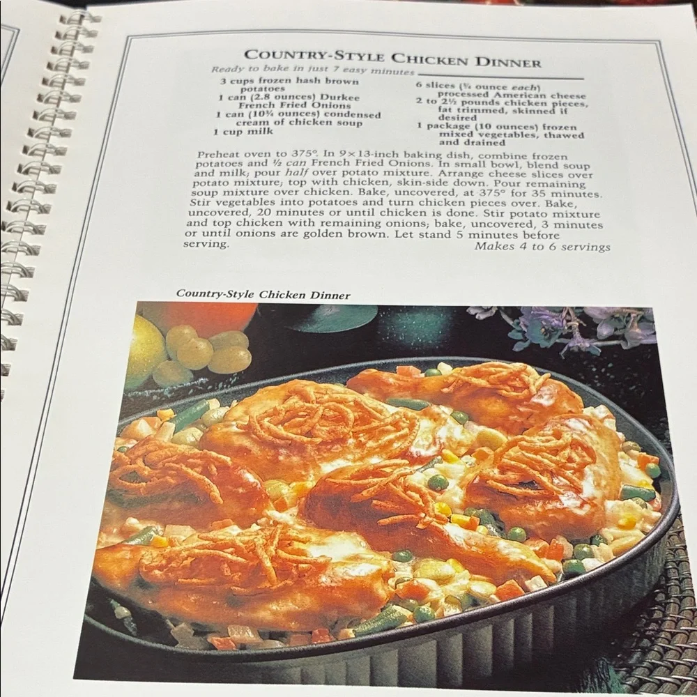 Vintage set of three spiral bound cookbooks